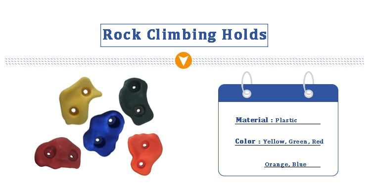 Plastic Rock Climbing Hold Sets for Kids