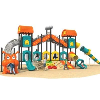 New Scenic Children&prime;s Outdoor Playground Equipment Park Plastic Slide Climbing