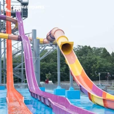 Hot Sale Water Park Fiberglass Body Slide Water Slide Water Games for Adults Outdoor