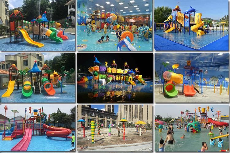 Muti-Function Water Park Outdoor Plastic Slide (TY-41471)