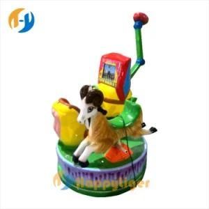 2017 Double Child Machine Amusement Indoor Playground Coin Operated Game Machine Round Kiddie Ride