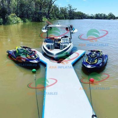 Factory Wholesale Inflatable Floating Boat Dock, Inflatable Water Platform for Sale