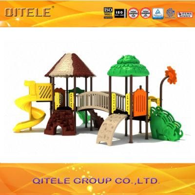Qitele Outdoor Playground Equipment with New Roof