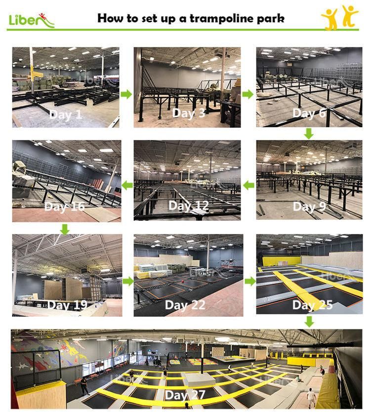 Perfect Popular Adult Kids Indoor Trampoline Park