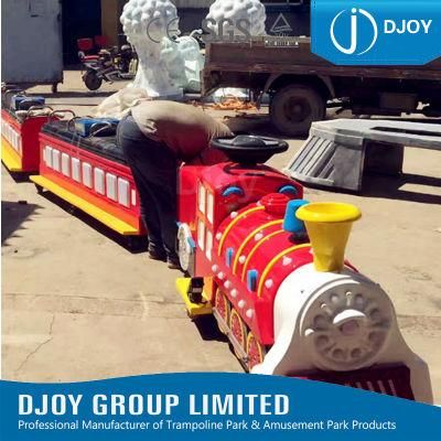 Battery Operated Trackless Trains, Outdoor Trackless Train Type Road Train, Trackless Tourist Train Rides