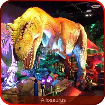 Simulation Allosaurus Dinosaur with Movements
