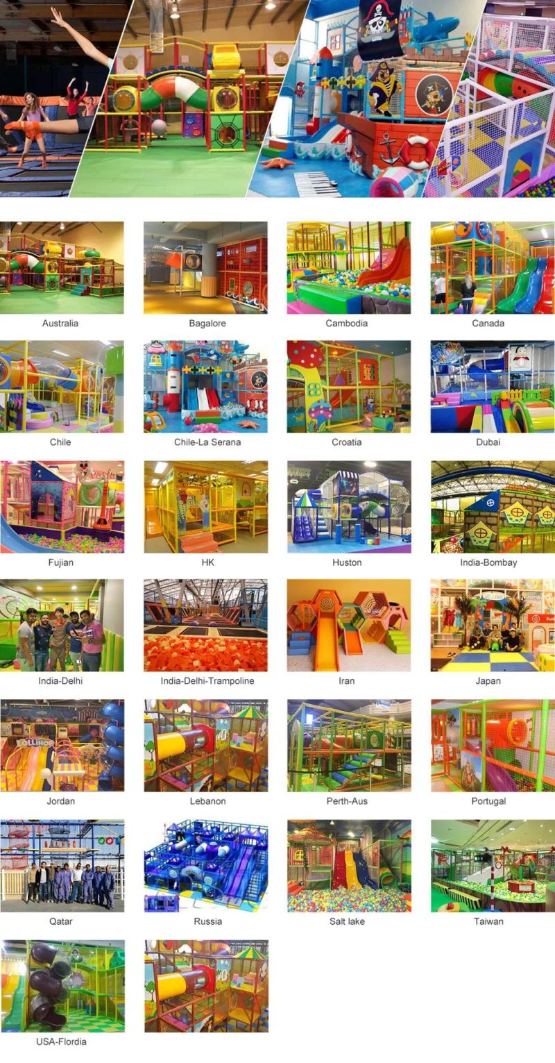 Factory Price Commercial Supermarket Garden Outdoor&Indoor Plastic Amusement Equipment Soft Big&Fun School Gym Playground for Kids&Children