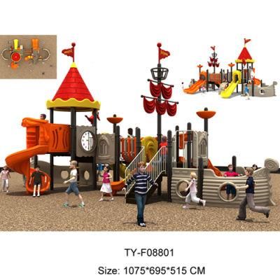 LLDPE Fashion Design Kids Plastic Outdoor Playground Equipment (TY-F08801)