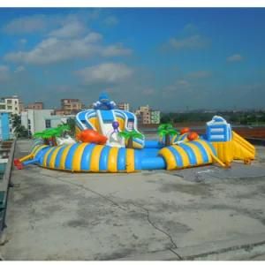 Commercial Inflatable Swimming Pool Portable Water Park on Land