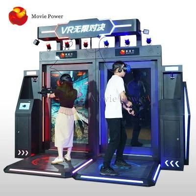 Amusement Indoor Games Equipment 2 Players 9d Vr Interactive Shooter Gaming Machine