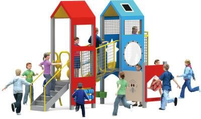 Kids Outdoor Playground Equipment Aircraft Pyramid Ship Shape Slides PE Board with Ce Approved