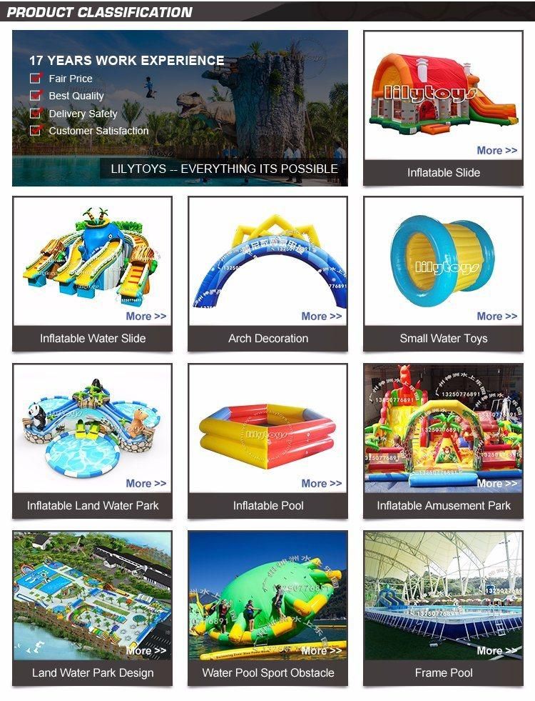 Hot Sell Customized Giant Commercial Inflatable Water Park, Inflatable Amusement Park Custom