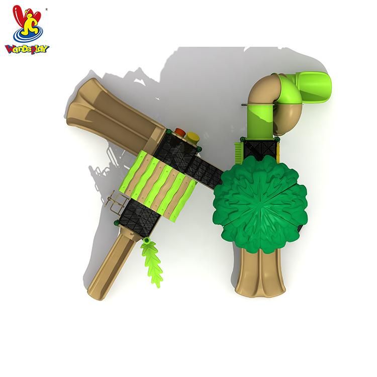 GS TUV Standard Amusement Park Playsets Kindergarten Kids Toy Children Water Park Slide Games Tree House Playground Outdoor Plastic Toys