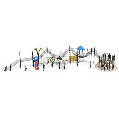 Used Children Outdoor Custom Climbing Net with Slide