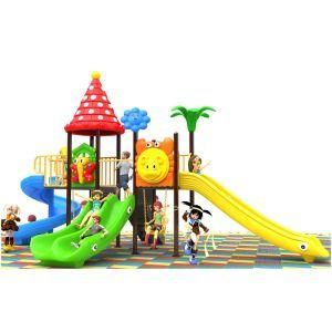 Funny Red Roof Children Plastic Slide Playground (BBE-N23)