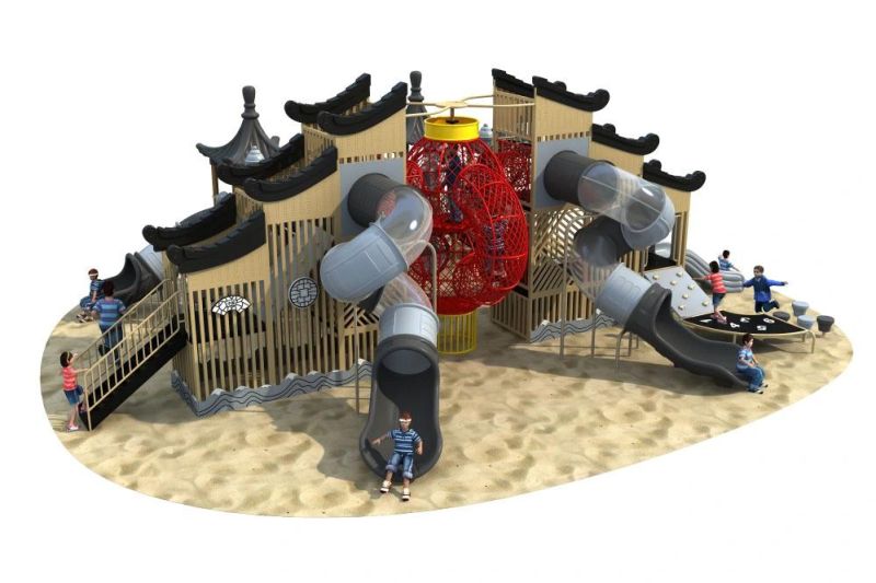 Chinese Element Outdoor Playground Wonderful for Sale