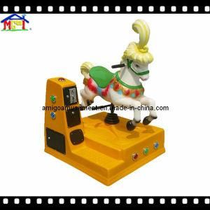 Durable Fiberglass Kiddie Ride Electric Swing Horse