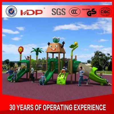 Different Size Wooden Kindergarten Outdoor Playground Slide for Kids