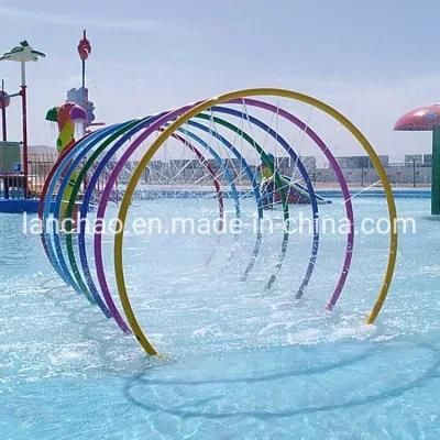 Rainbow Ring Fiberglass Water Spray Toys for Water Park