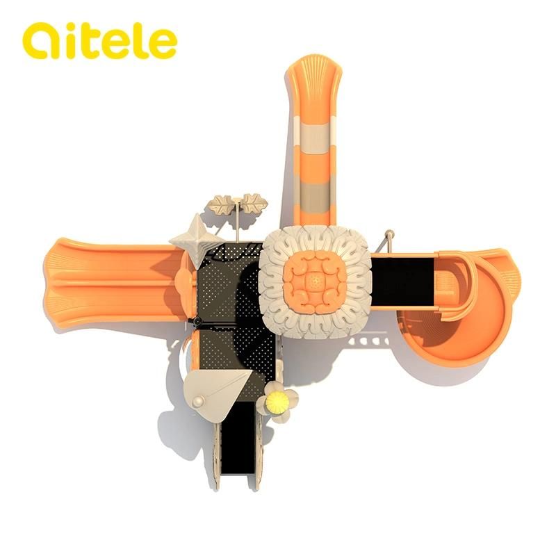 Large Adventure Modern Kids Slides Outdoor Playground