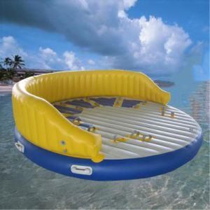 Custom Size Inflatable Round Floating Water Air Mattress for Pool