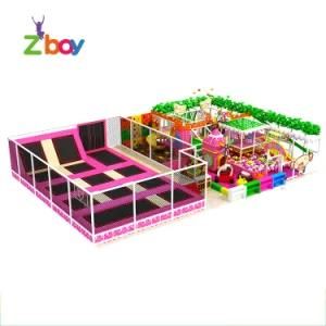 Newest Children Soft Indoor Playground Equipment with Trampoline Park