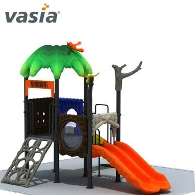 Kids Plastic Outdoor Gym Slide Playground