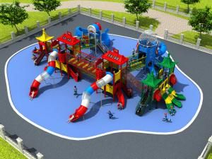 Factory Customized of Kids Outdoor/Indoor Playground Slide Hot Sell Preschool Equipment Amusement Park Dream of Pleasure Island