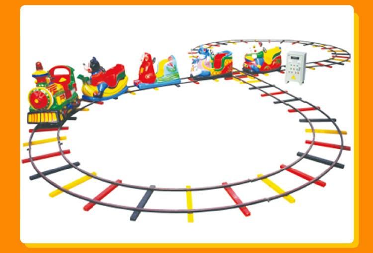 Supplier Amusement 4seats Kiddie Ride Robot Electric Mini Track Train (KL6039)