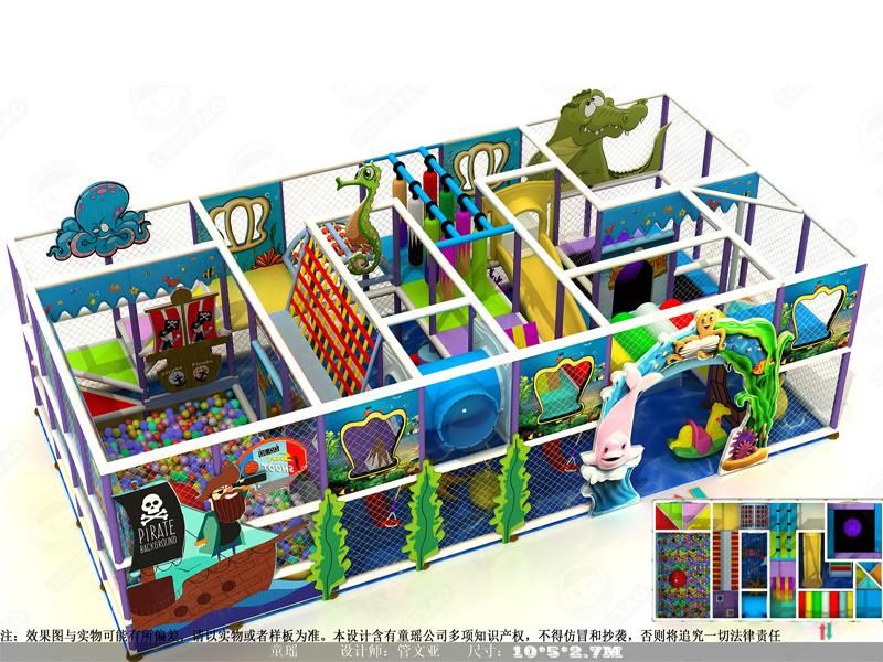 Mini Multi-Functional Children Kids Indoor Playground for Sale