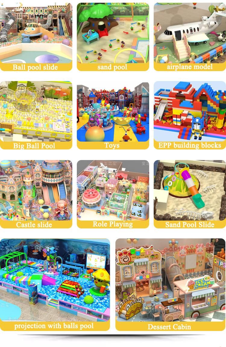 Factory Price Kids Play Area Amusement Trampoline Park Indoor Playground Equipment for Sale