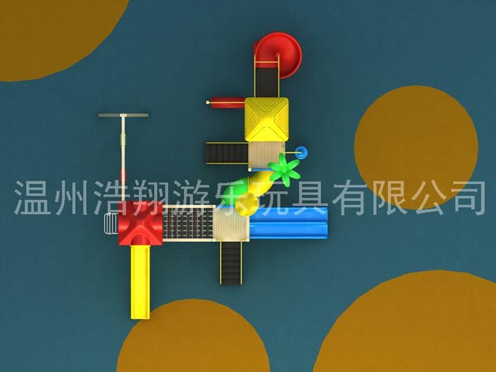 Wood Outside Playsets Backyard Outdoor Wooden Playground Equipment for Kids