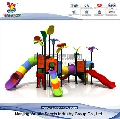 Wandeplay Tunel Slide Children Plastic Toy Amusement Park Outdoor Playground Equipment with Wd-16D0381r