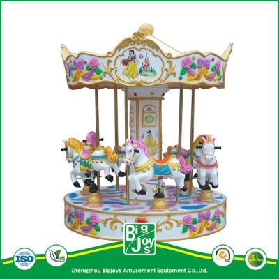 Attractive Design Amusement Park 6 Seats Carousel for Sale (BJ-carousel01)