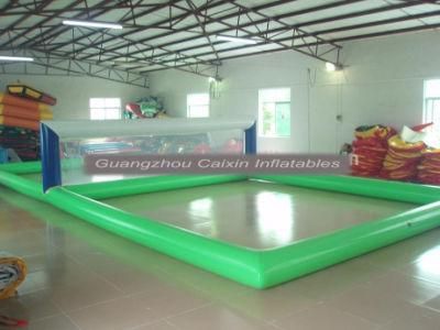 2019 New Soap Water Football Field Inflatable Soccer Field for Sale
