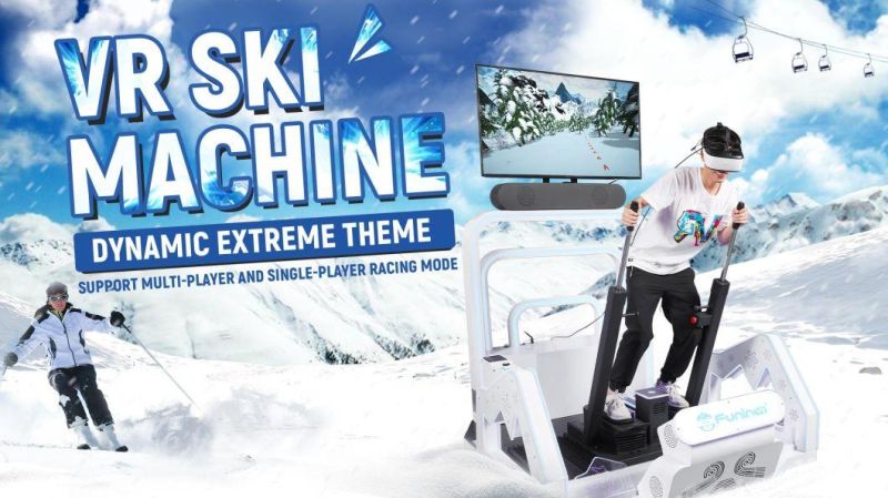 9D Vr Ski Simulator Vr Arcade Machine skiing Simulator
