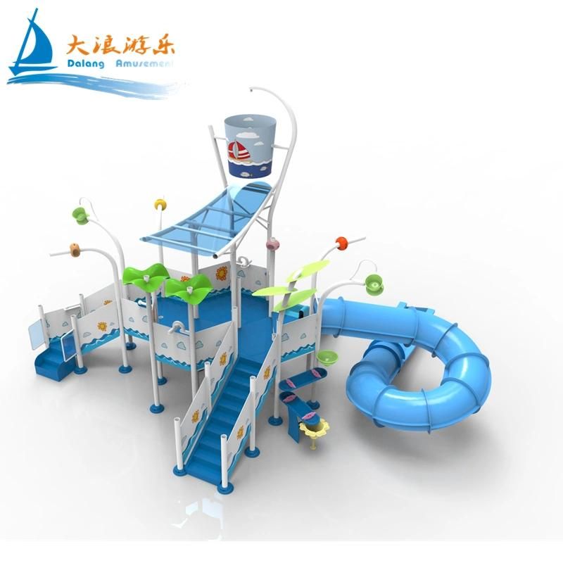 GS TUV City Park Combined Slide Kids Games FRP Indoor Amusement Play Ground Children Outdoor Water Park Playground Equipment