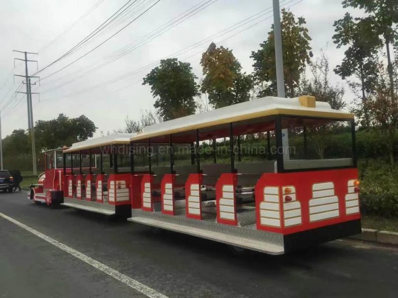 Amusement Rides 58 Seats Electric Tour Train for Resorts