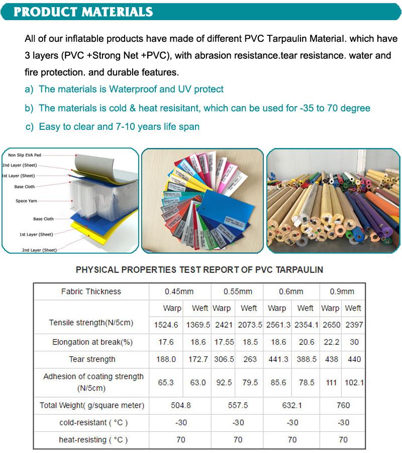 PVC Customized Outdoor Inflatable Amusement Park Project with Slide for Kids and Adults