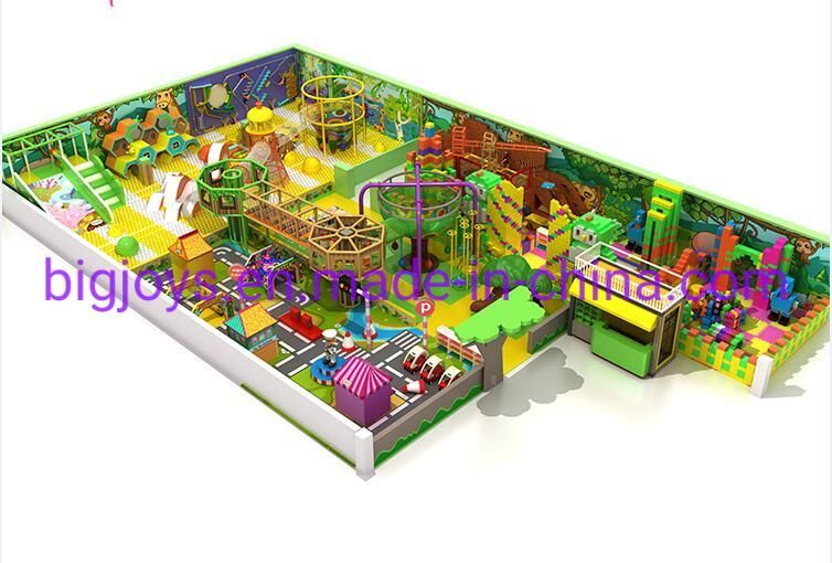 Good Quality Jungle Theme Park 2 Floor Soft Indoor Playground for Sale