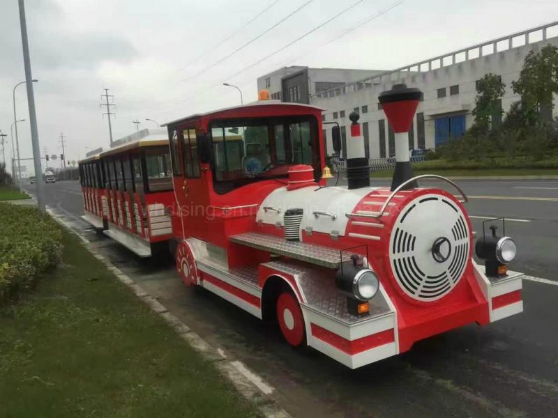 Amusement Rides 58 Seats Electric Sightseeing Train