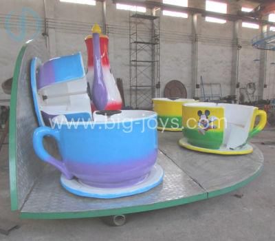 Cheery Amusement Theme Park Attraction Mechanical Games Rotary Tea Cup Ride Coffee Cup Park Rides