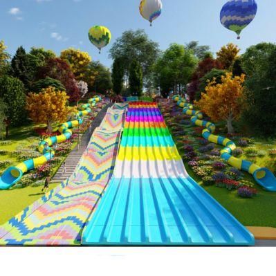 Outdoor Rainbow Slide Park Climbing Frame Kids Playground Equipment