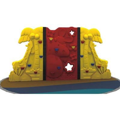 Newest Amusement Park Cheap Small Outdoor Plastic Kids Climbing Rocks Structure