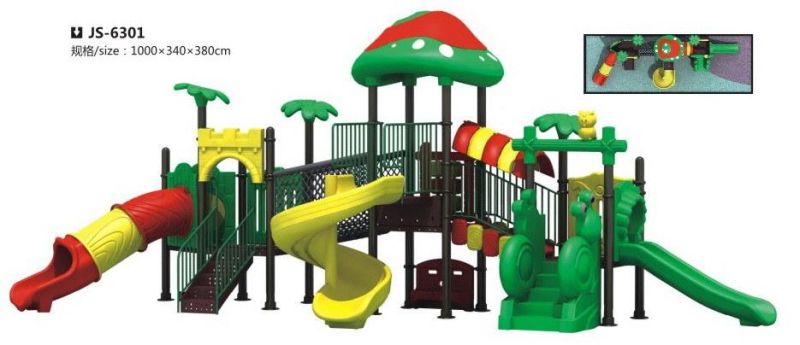 Children Amusement Indoor and Outdoor Playground Theme Park Slides for Kiddie