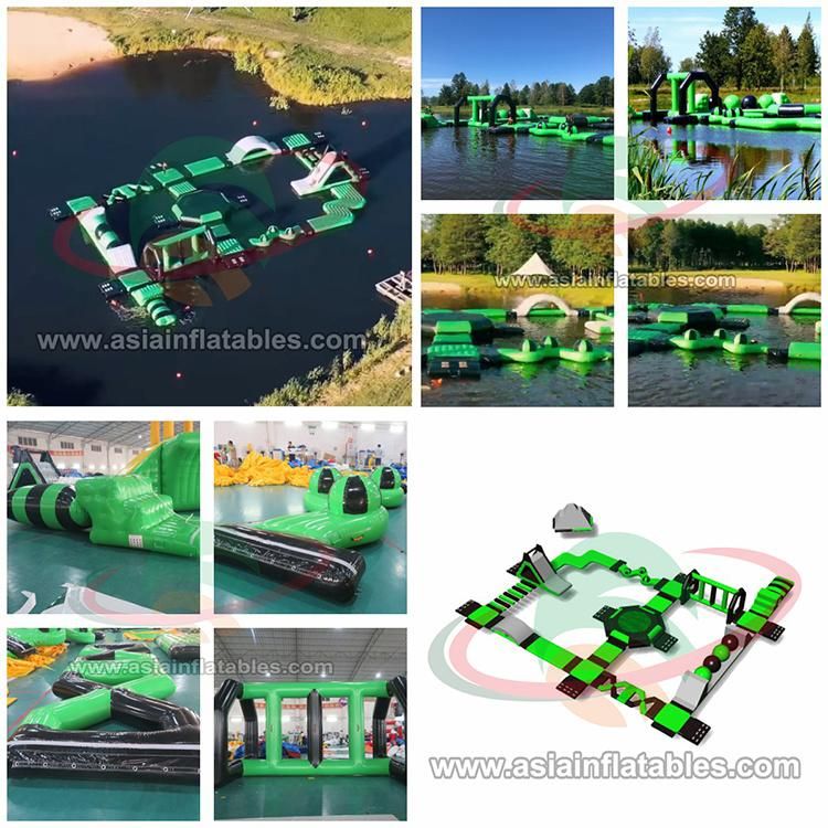 Inflatable Water Game Floating Playground Aqua Sport Water Park