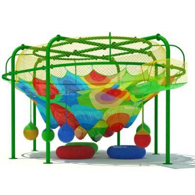 Rainbow Climbing Rope Nets Indoor Playground for Kids Rainbow Nets Playground Equipment