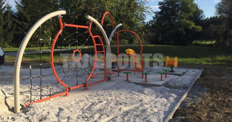 Outdoor Park Amusement Fitness Playground with Muti Physical Training Functions