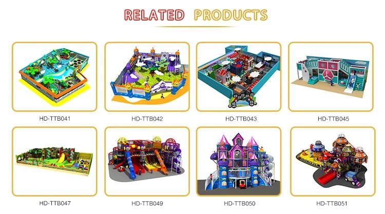 Castle Series Indoor Playground Children Soft Play Amusement Area