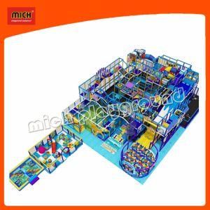 New Blue Commercial Indoor Soft Playground Kids Ocean Theme Park
